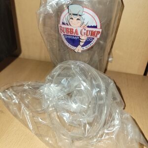 Bubba Gump Shrimp Co. Clear Plastic Cup Shaker Cocktail Drink Maker Collectible